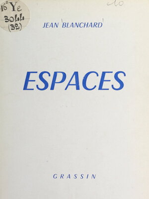 cover image of Espaces